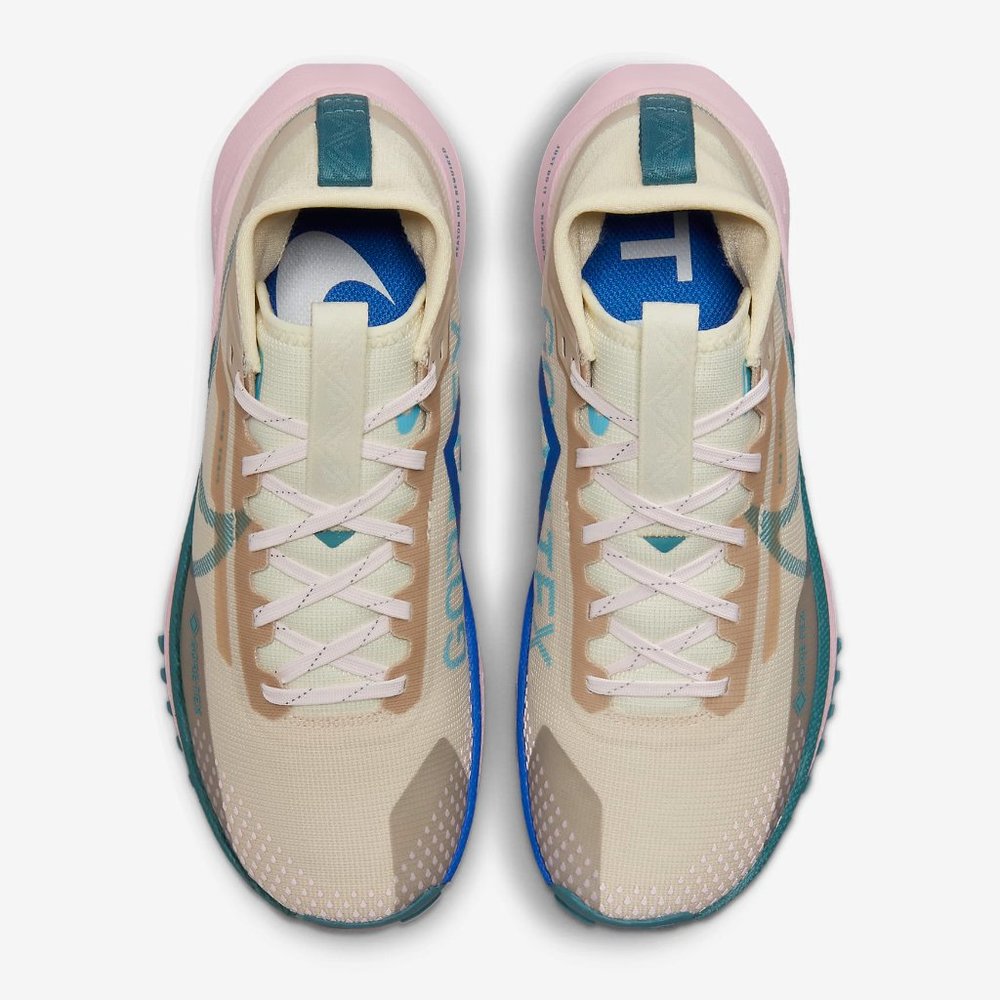 Nike React Pegasus Trail 4 GTX Womens Running Shoes Tan DJ7929-100 NEW Multi Sz - Picture 3 of 10
